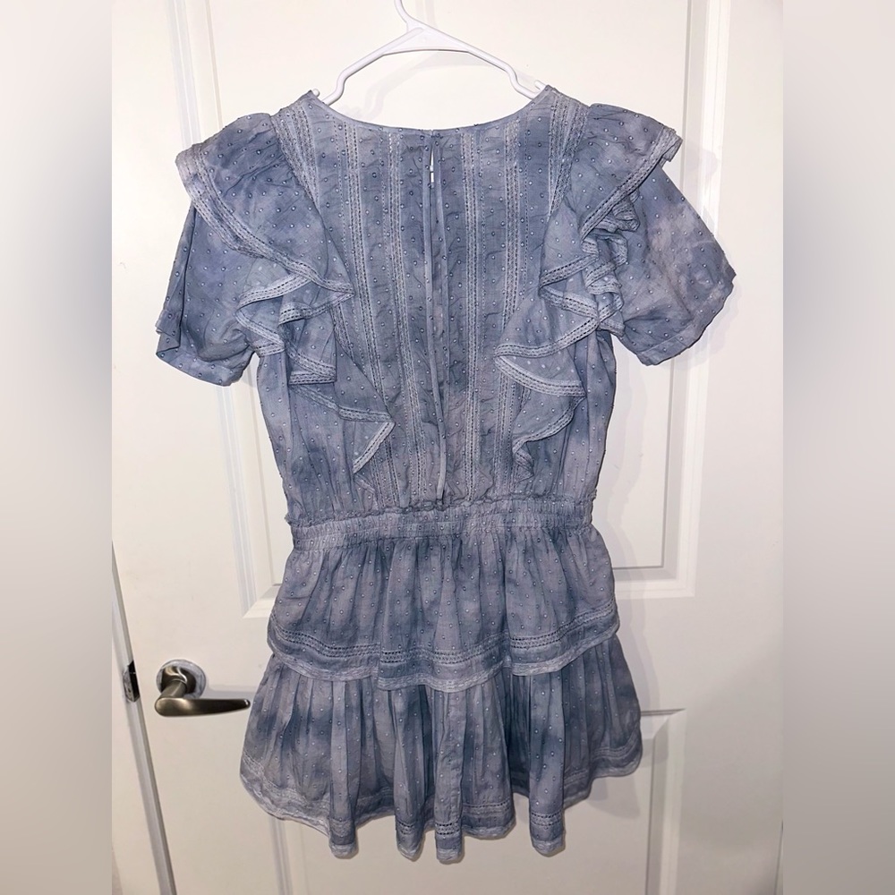Love Shack Fancy Natasha Dress- Heather Blue